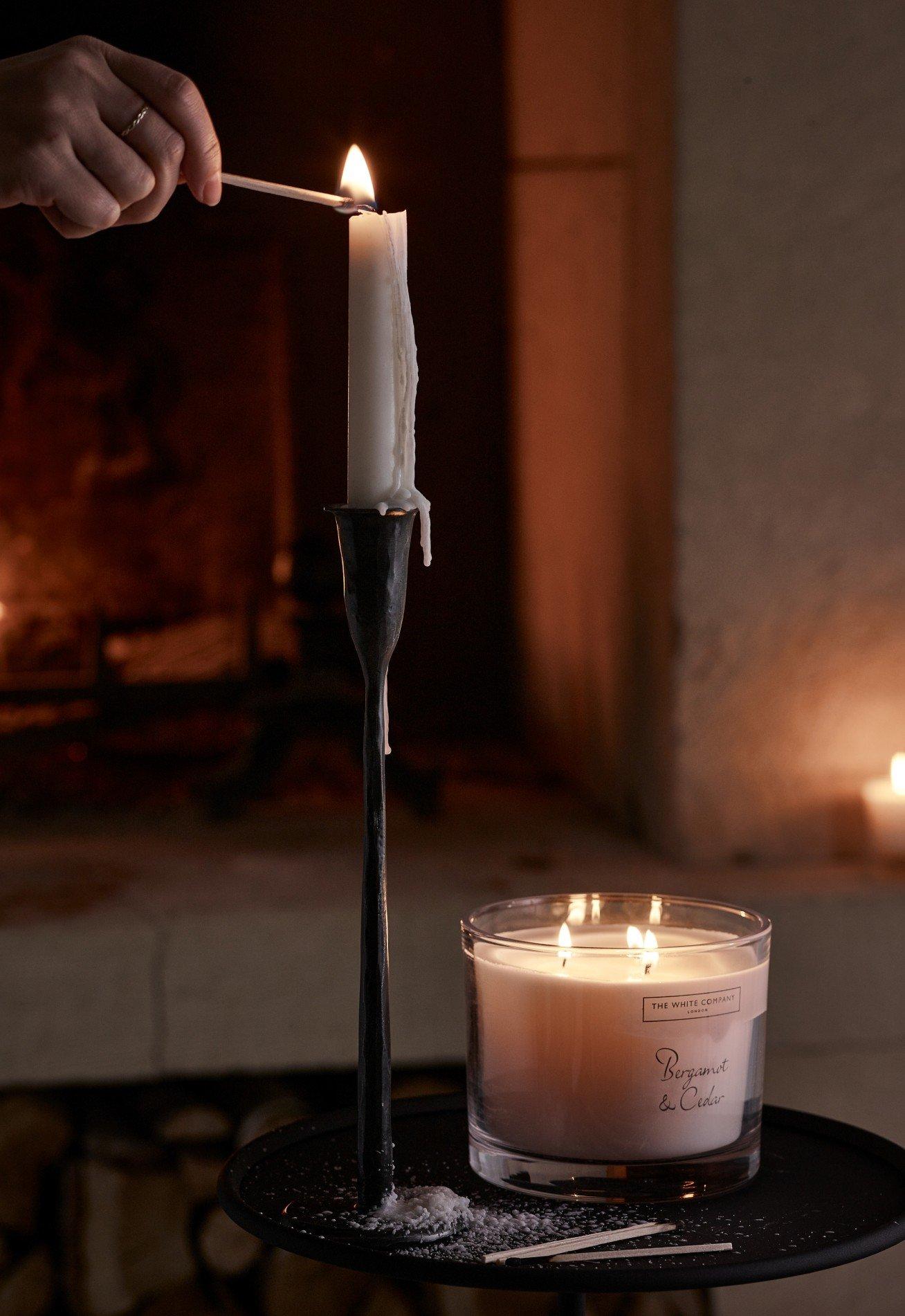 bergamot and cedar large candle