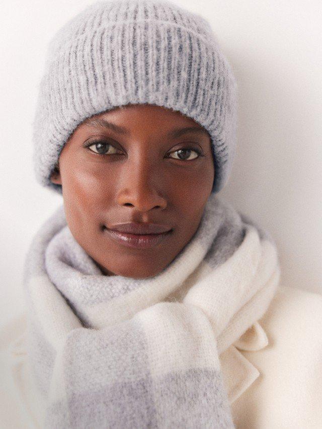 Alpaca Blend Beanie Hat | Hats, Scarves & Gloves | The White