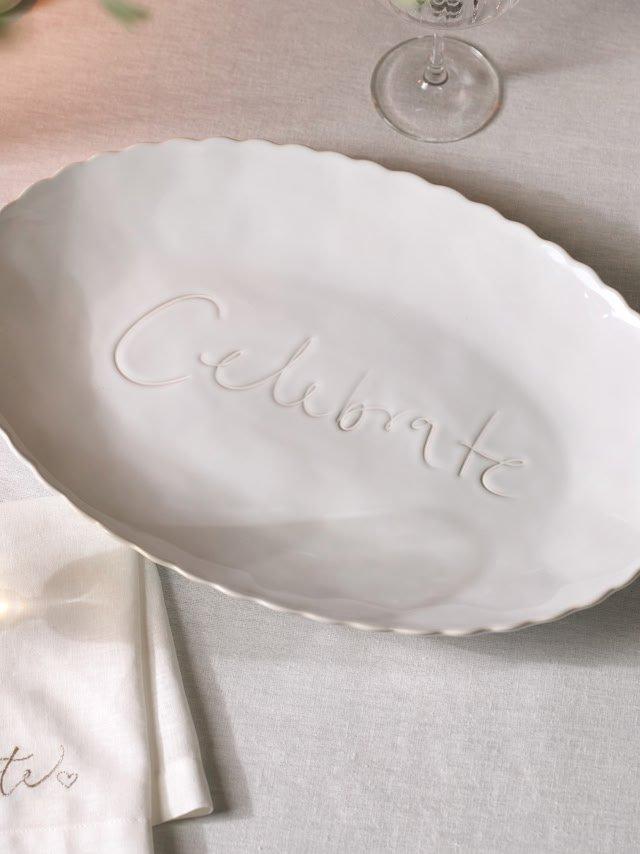 Celebrate Scalloped Platter