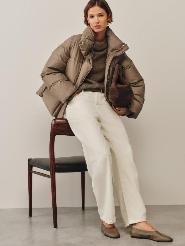 Down Filled Short Puffer Coat