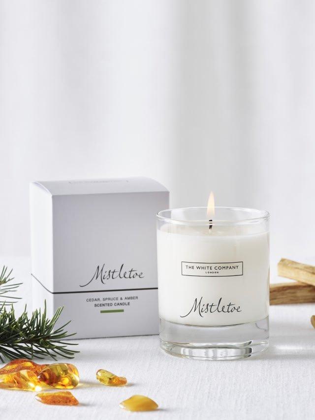 Mistletoe signature candle
