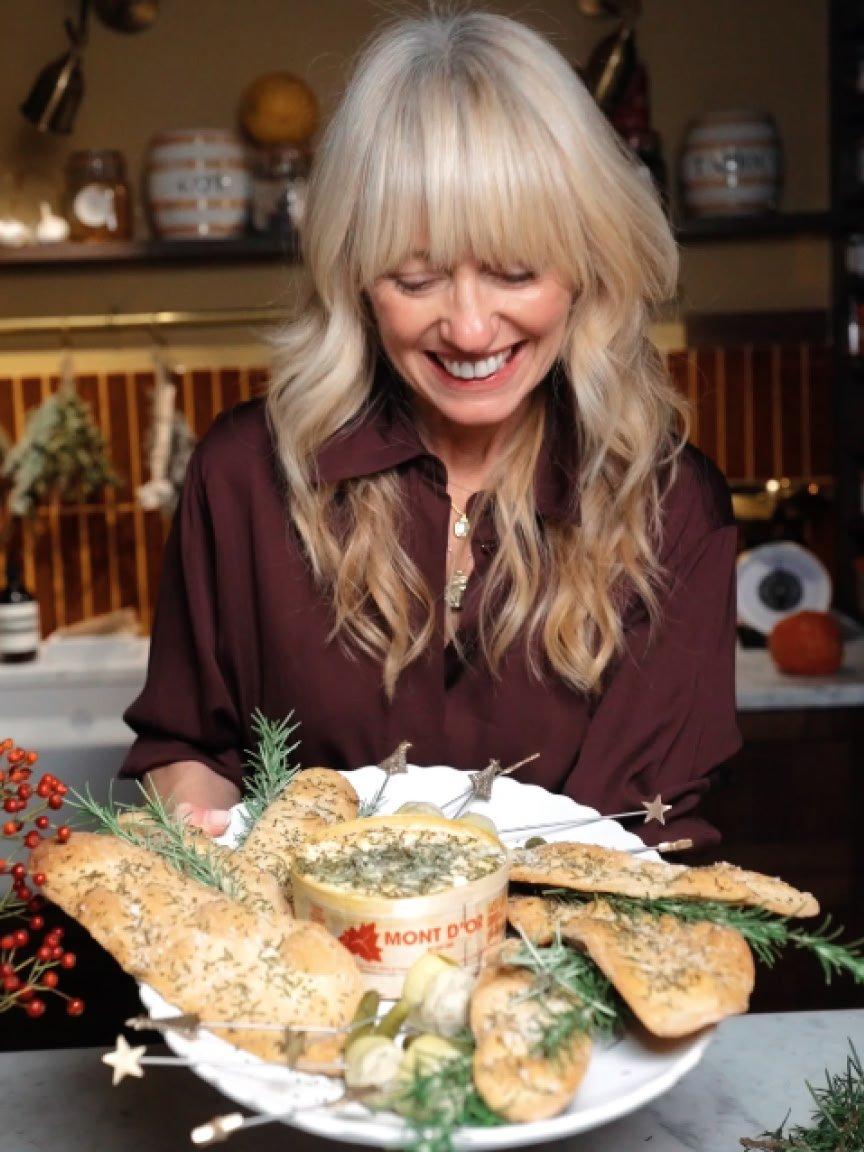 Clodagh McKenna’s Baked Whole Vacherin Mont d’Or with Rosemary Crispbreads