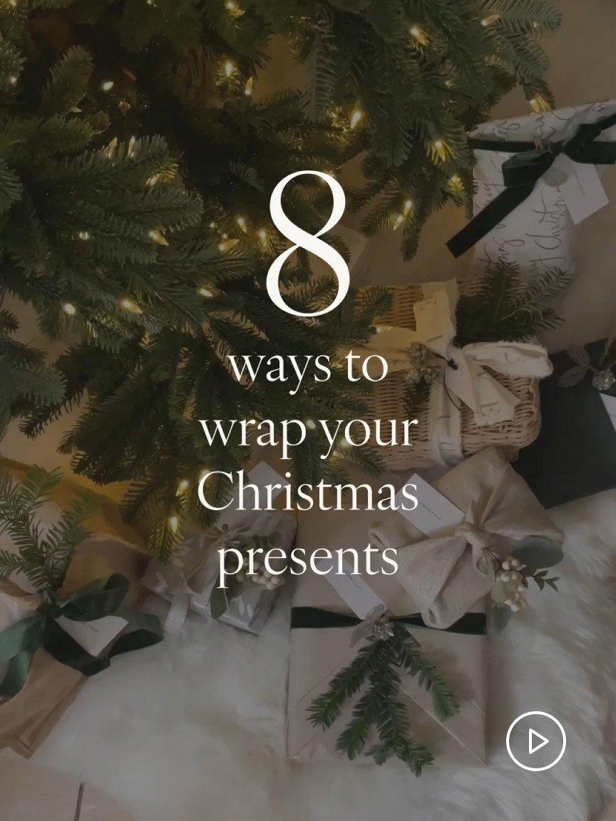 8 ways to wrap your christmas present