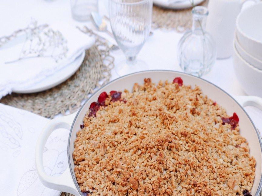 Recipes for home-cooked crumble