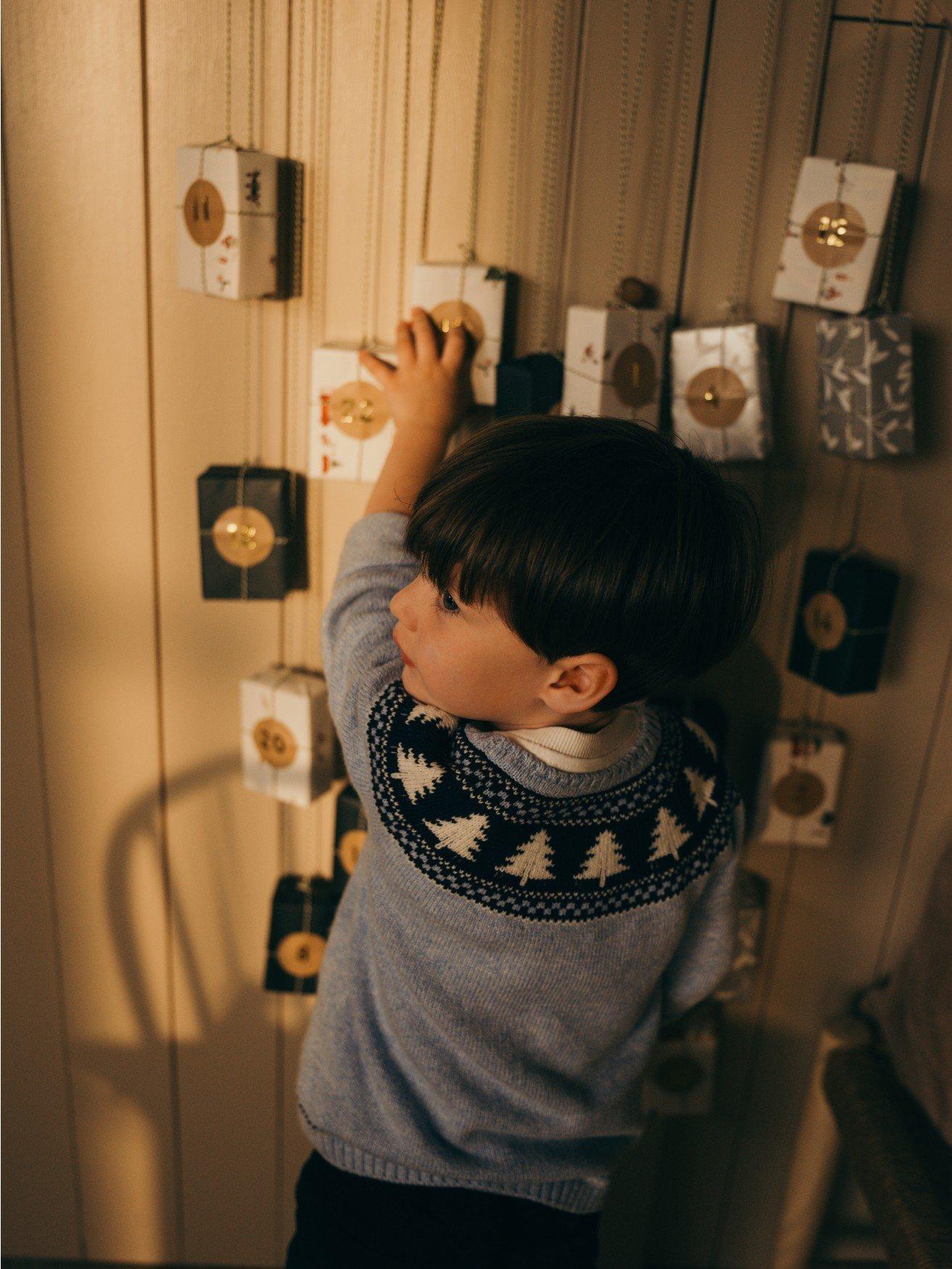 tree fair isle jumper