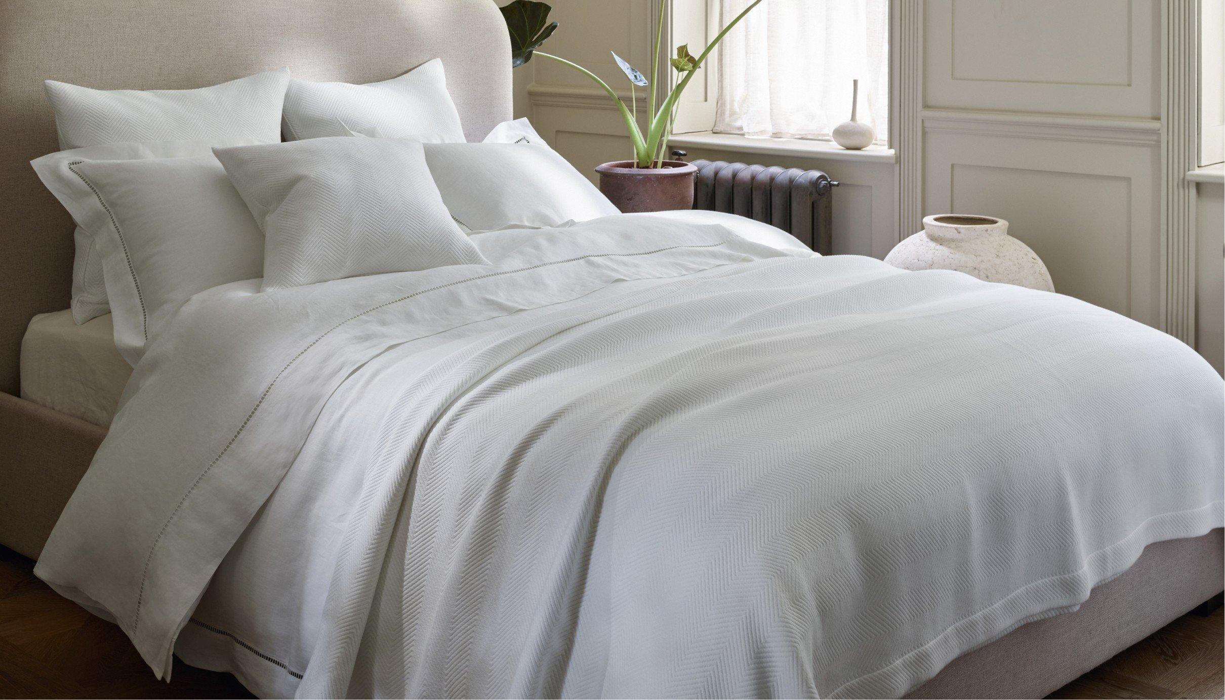 santorini bed linen collection