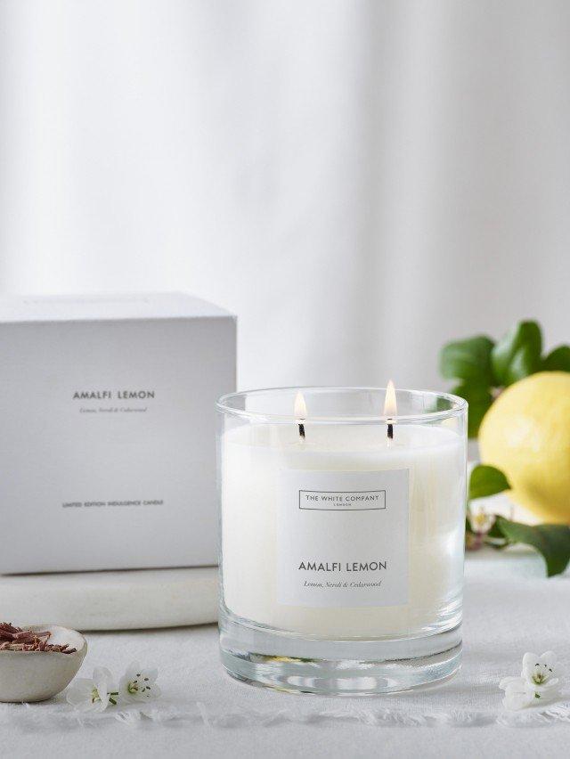 amalfi lemon two wick candle 