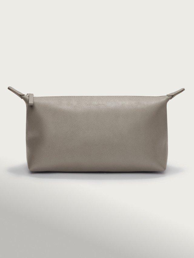 leather wash bag