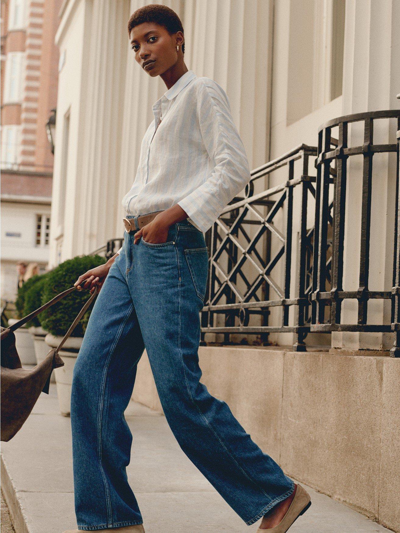 Linen Double Button Detail Shirt