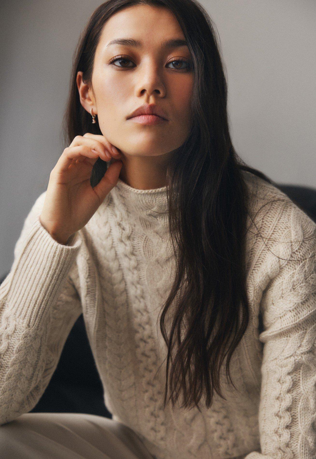 Cashmere weights and finishes explained The White Company