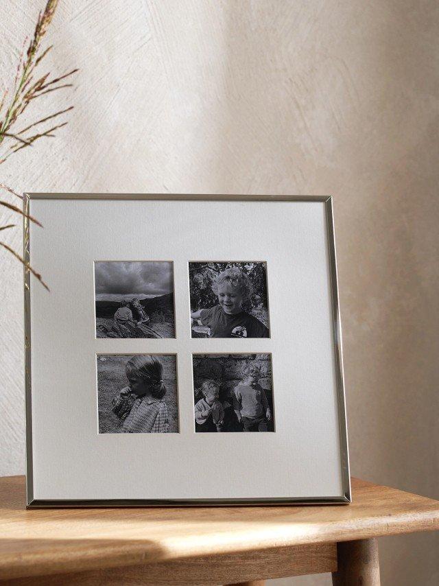 a picture of a picture frame with four pictures on it