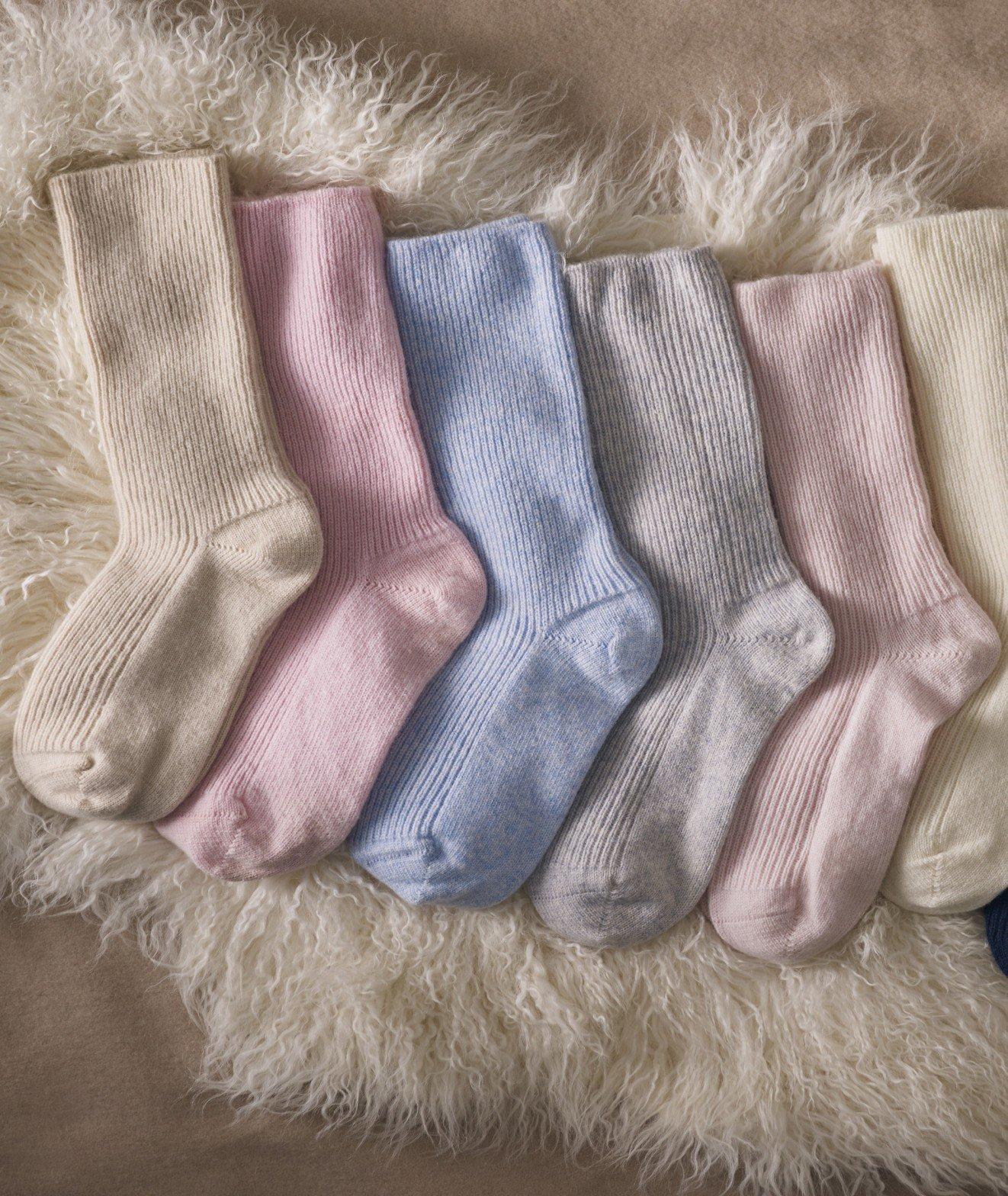 cashmere bed socks