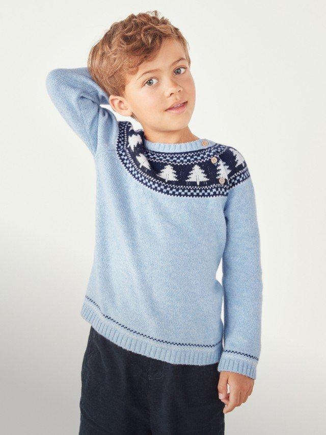 Tree Fair Isle Jumper (18mths–6yrs)