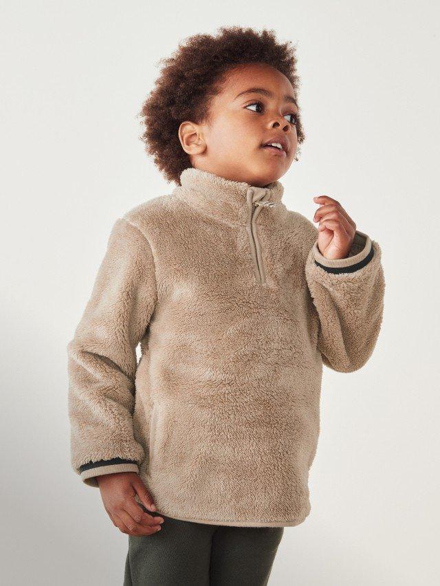 Recycled Teddy Fleece Pop Over (18mths–6yrs)