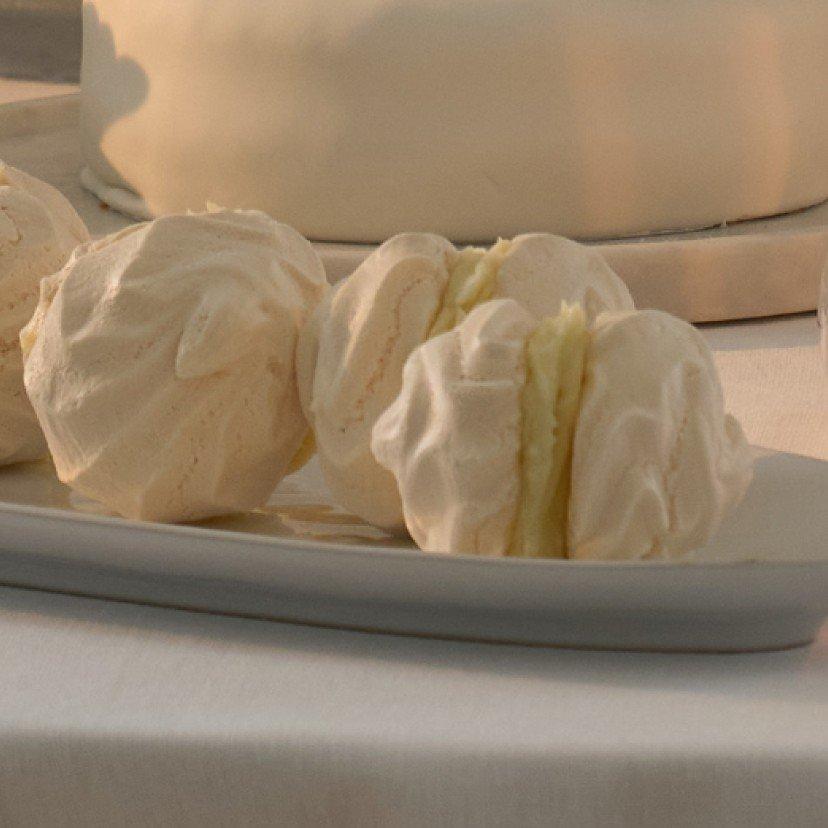 a plate of some cookies are sitting on a plate