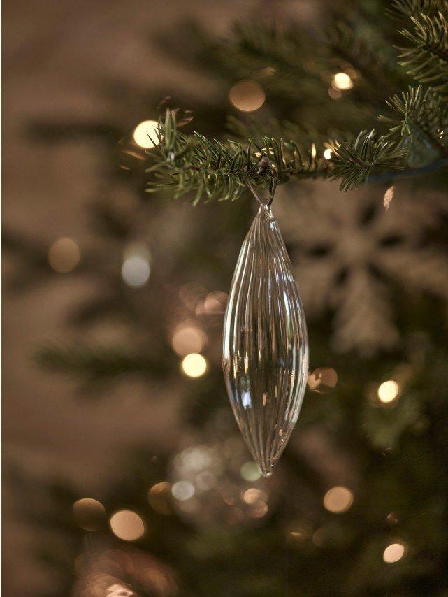 optic drop bauble – 12cm