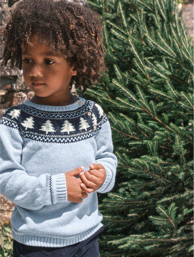 Tree Fair Isle Jumper (18mths–6yrs)