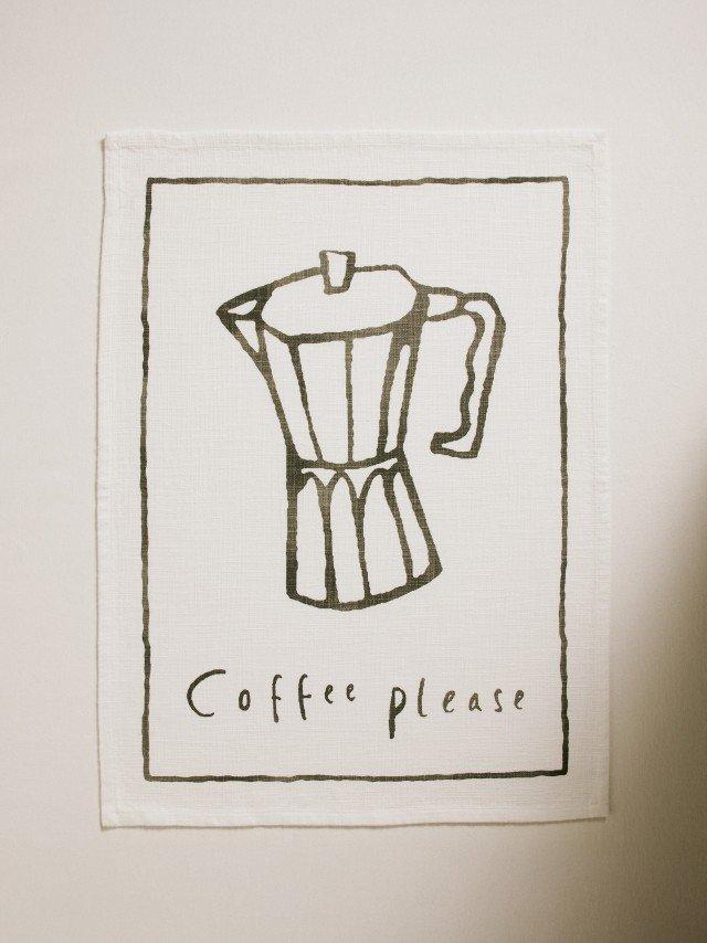 a drawing of a coffee pot with a yellow dot on it