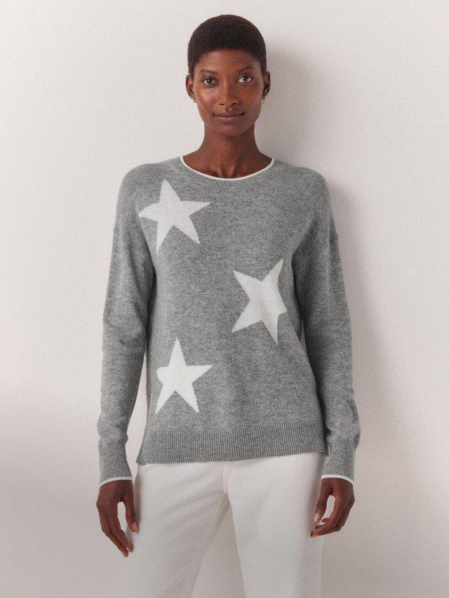 White company christmas outlet jumper