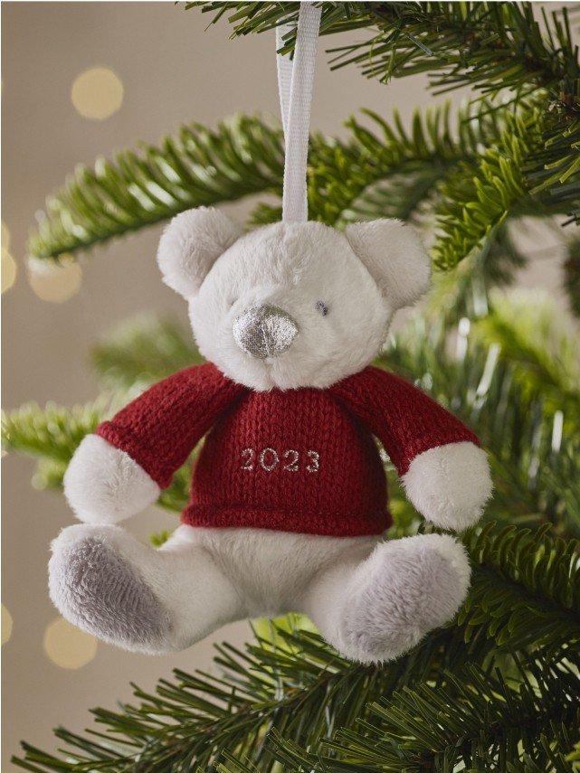 dated bear decoration