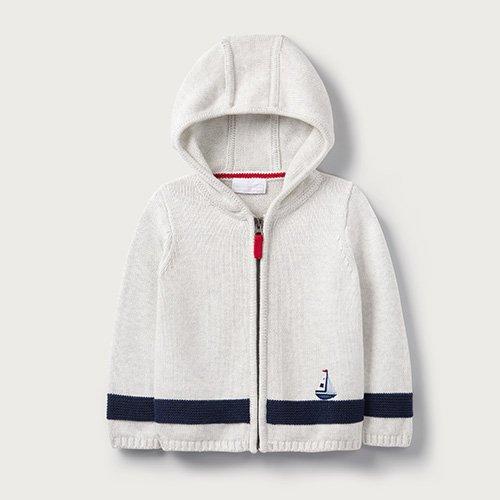 white company hoodie