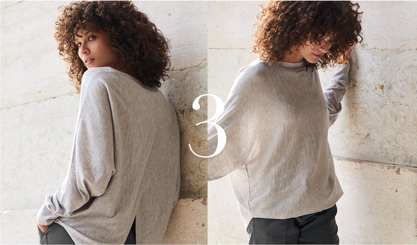 The White Company Back Split Jumper