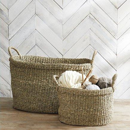 SEAGRASS LARGE OVAL BASKET