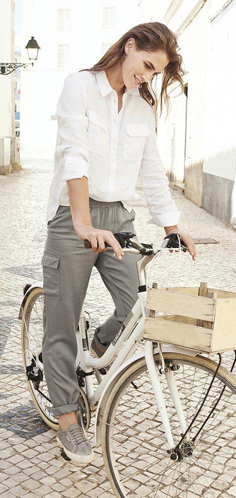 white company trousers