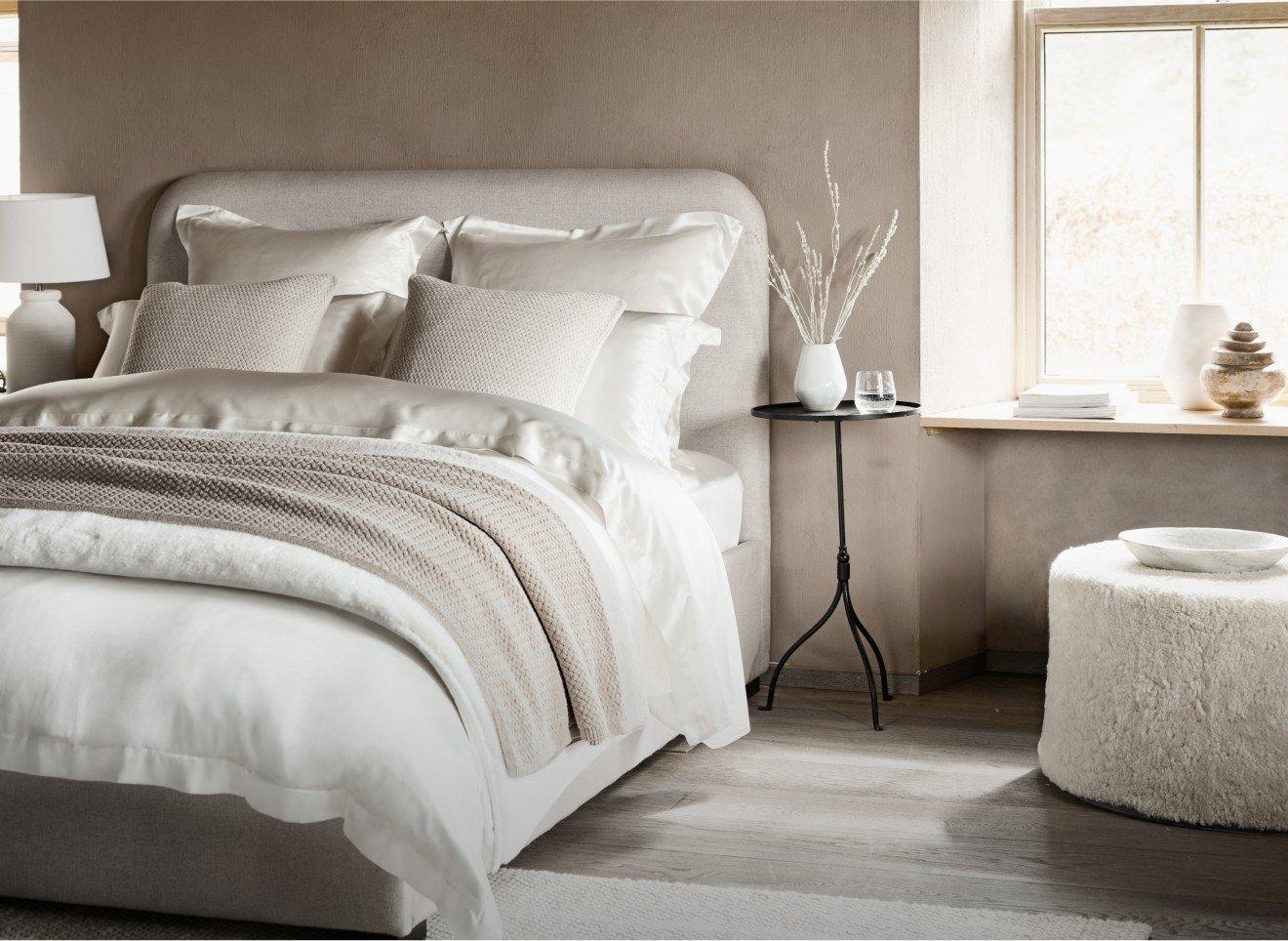 audley silk bed linen