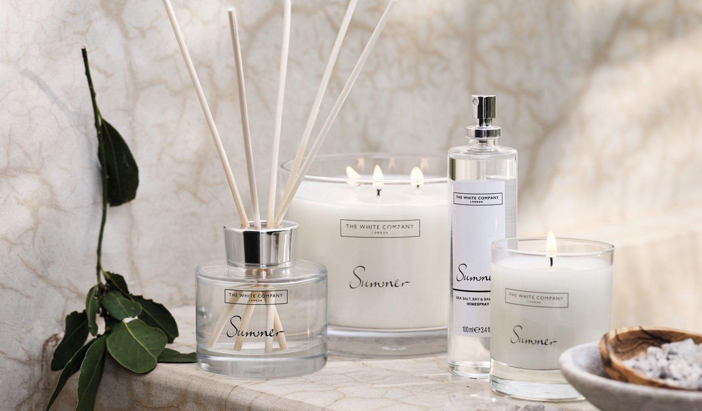 Candles, Home Fragrances & Bath Range| The White Company UK