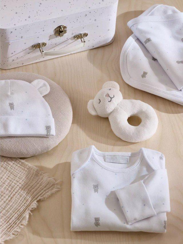 White company clearance baby dressing gown