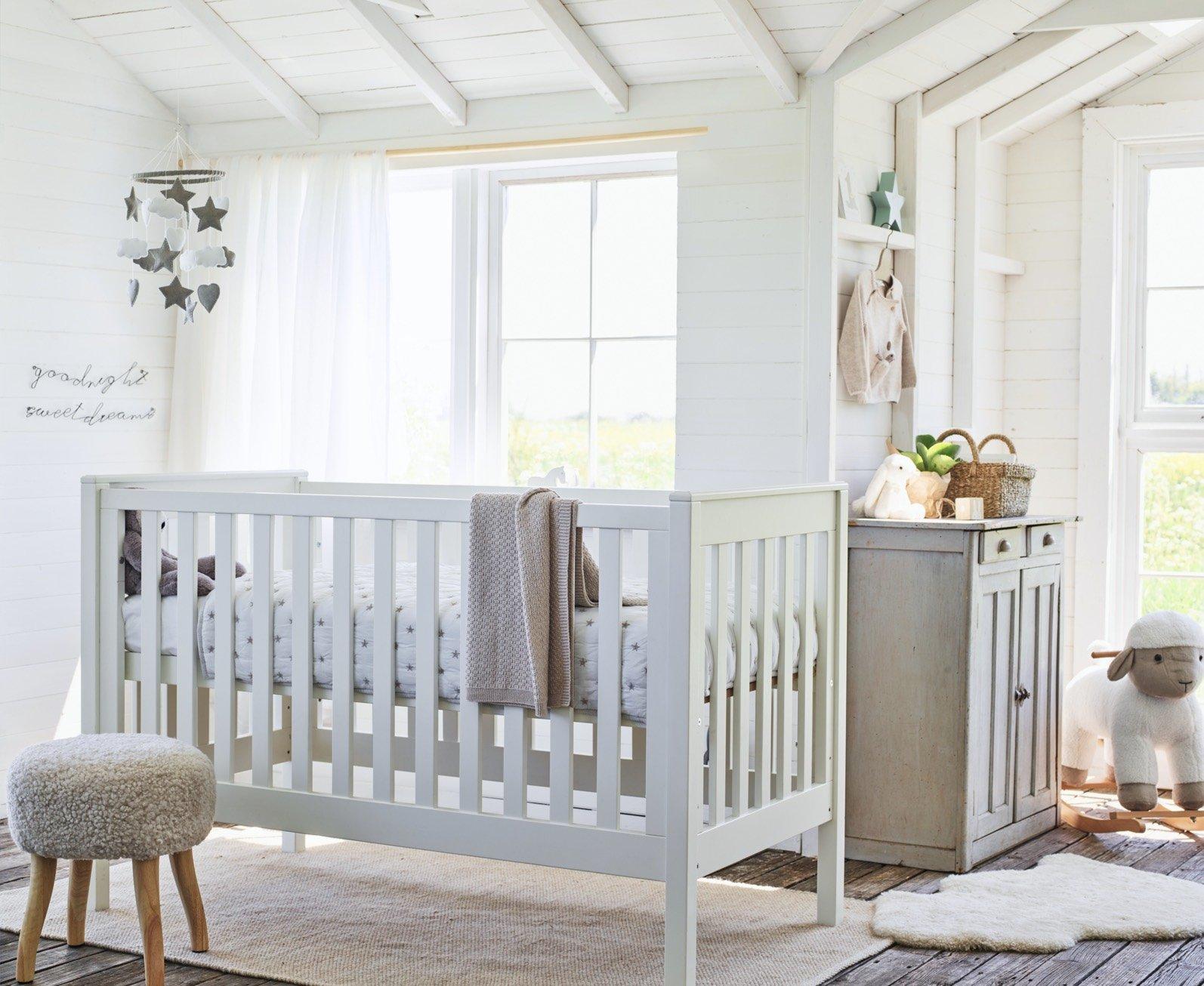 White company baby bedding sale