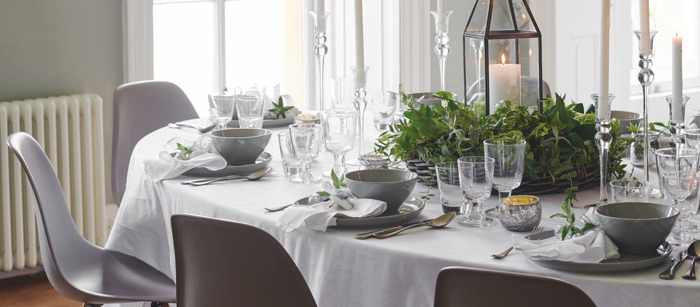 How To Set A Dining Table Dinner Party Settings The White Company Uk