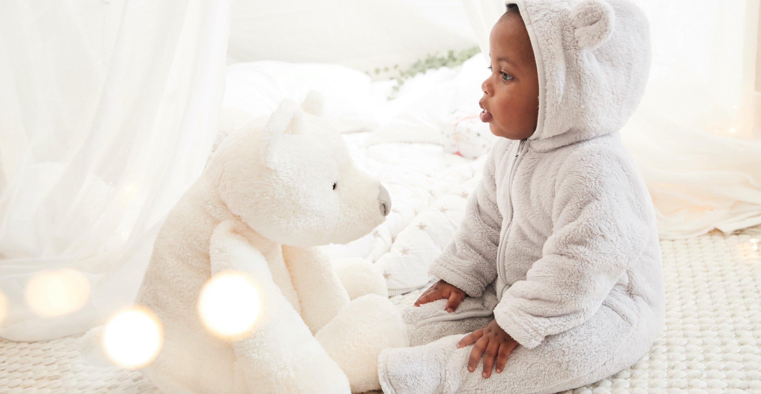 little white company snowsuit