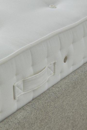 a close up of a mattress