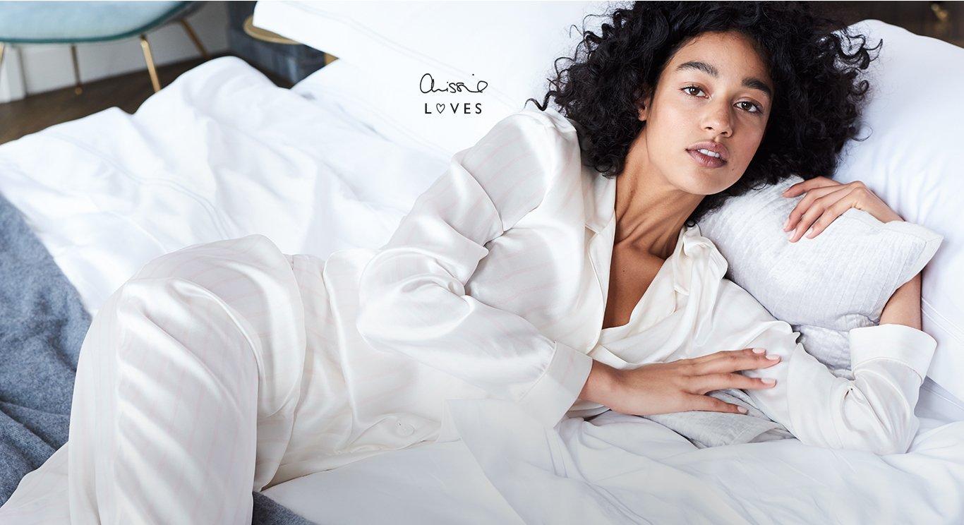 SILK STRIPE PYJAMA SET