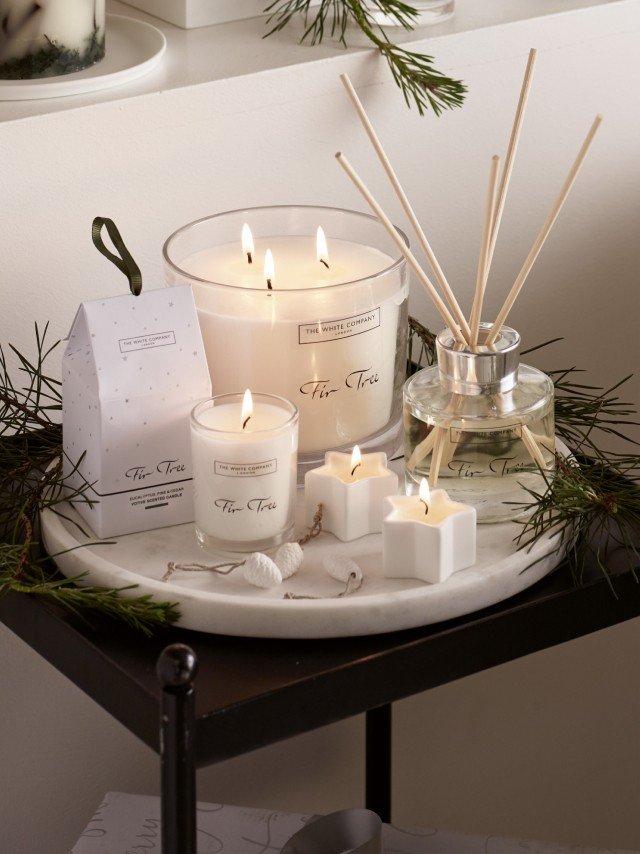 Winter Large Candle | Home Fragrances | The White Company UK