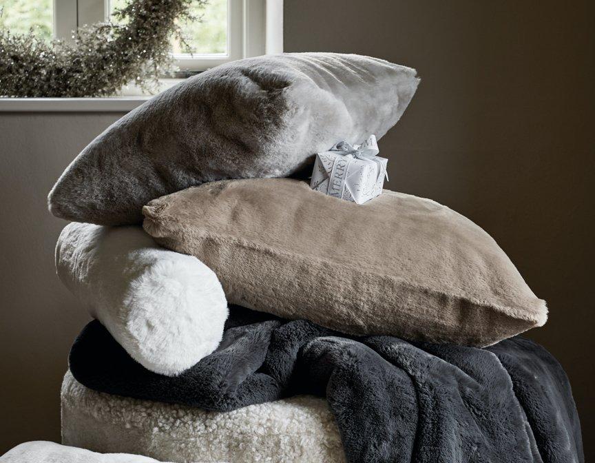 shop super soft faux fur cushion